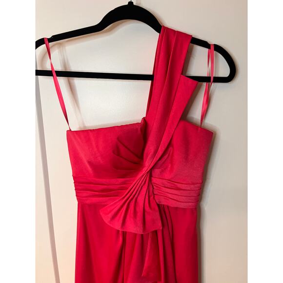 BCBGMAXAZRIA Palais One Shoulder Cocktail Dress Size 0 - Picture 5 of 11